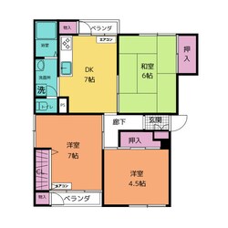 パークヒルズマンションの物件間取画像